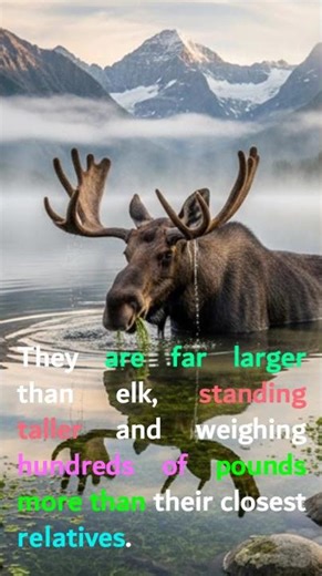 Alaska’s Giant Moose: The Largest Deer on Earth #animalfacts #megafauna