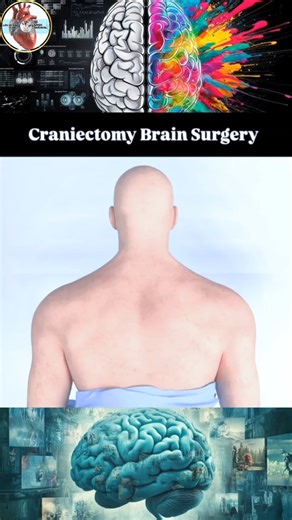 Craniectomy Brain 🧠 Surgery. #mbbs #surgery