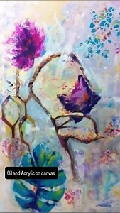 These 4 paintings had been exhibited in Studio one,Auckland,New Zealand. I used Acrylic and Oil. Some areas are painted with modeling oil paste to add texture. #art #painting #artist #artdaily #contemporaryart #cairo #nz #artlover #dubai #colour | Shahenda Soliman for Art and Design