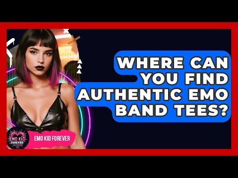 Where Can You Find Authentic Emo Band Tees? - Emo Kid Forever