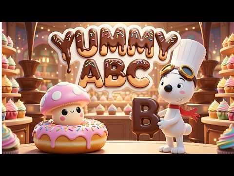 ABC with Chocolate & Bakery | Learn Alphabet A to Z with Sweet Treats | Learn Letters with Chocolate