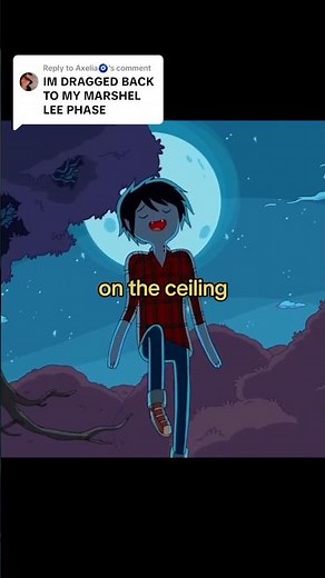 Marshall Lee from Adventure Time sings “boy for the weekend” 🌙
