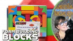Watch Stackable Foam Building Blocks, bright & fun colours on Amazon Live