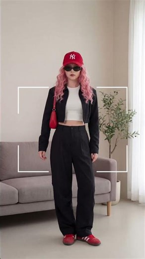 Outfit Walks Into Me?! 👀 Viral Outfit Change Trend (AI Prompt Tutorial)