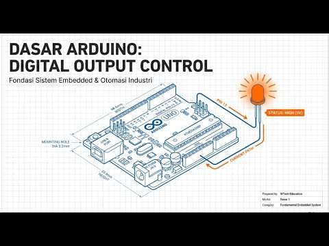 Part 10: Dasar Arduino: Digital Output Control - Fondasi Sistem Embedded & Otomasi Industri