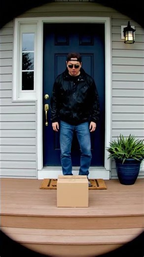 Watch a Porch Pirate Get Busted After Taking a Bait Box on Door Bell Video