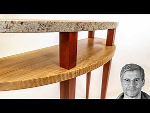 Making a Hallway Table | Curly Maple, Padauk, and Granite