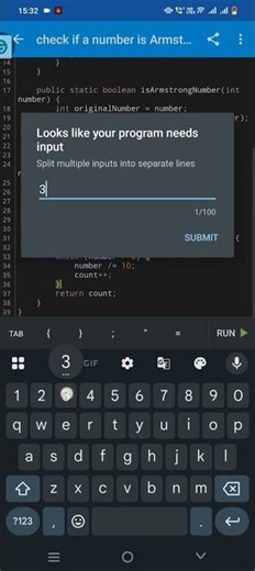 # check the number is Armstrong or not # in java programming ❤️💕