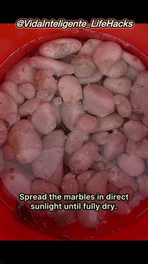 How to clean heavily soiled garden rocks , marbles or other white rocks using bleach.
