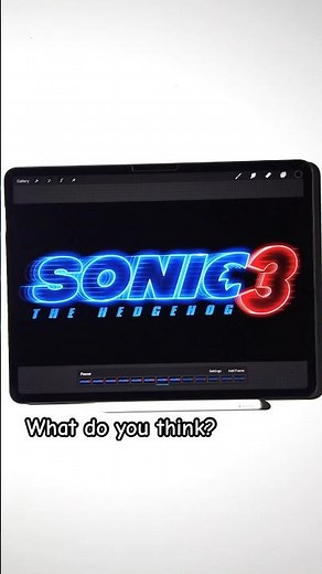 Subscribe for more😀! #procreate #sonic3 #sonic #movie