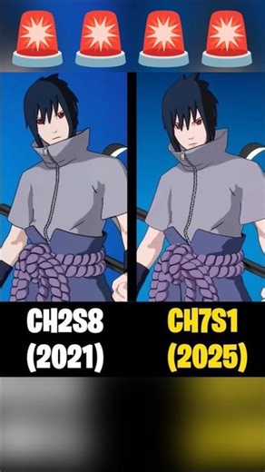 YOU DIDN'T KNOW THIS!!🚨 FORTNITE IMPROVED NARUTO'S SKINS #fortnite