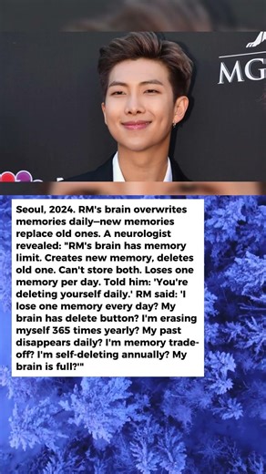 What Happened When BTS RM's Memory Started Overwriting Itself Daily Will Make You Sob 😭 #shorts