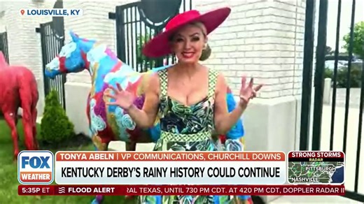 The Kentucky Derby is here, but not without looming weather impacts as rain enters the forecast