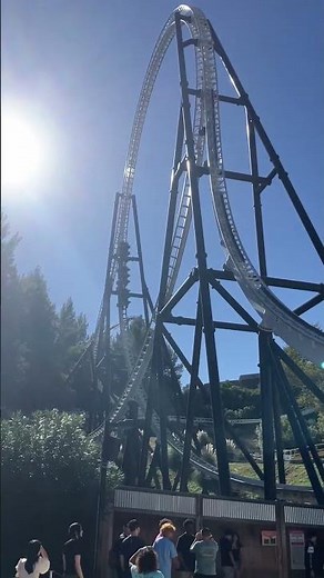 Off-ride Full Throttle at Six Flags Magic Mountain #rollercoaster #sixflagsmagicmountain #sixflags