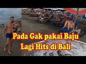 Monitoring Caucasians Sunbathing on Bali Beach | CANGGU | PERERENAN