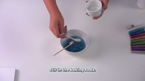 DIY glitter slime, stress relief and fun in every squeeze