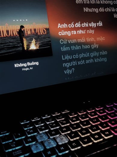 Không Buông — Lời bài hát đầy cảm xúc
