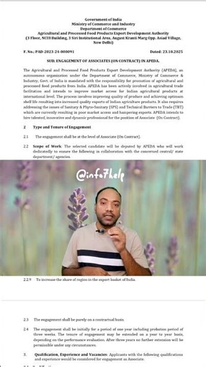 Agriculture and processed food product export development authority jobs #latestjobs #jobs