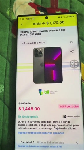 El precio de los iPhone Pro bajaron Full ahorita en las ofertas de enero. Por eso hay que aprovechar esta ofertas pero en Venezuela aún no bajan de precio. Más bien aumentan activo 24 siete #amazon #iphone13pro256 #comprasonline