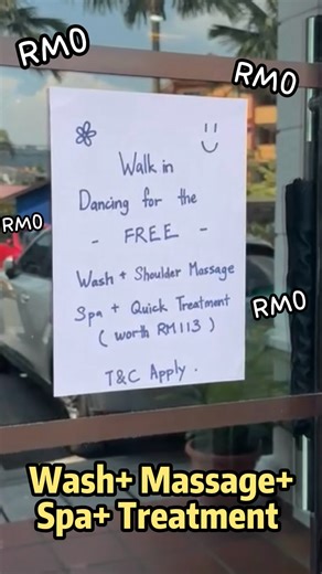 1989 Hair Salon on Instagram: "Turns out there’s F R E E Hair wash + shoulder & neck massage + water spa + quick treatment T&C Apply Just dance your way in and follow a few simple moves! With any spending — no minimum spend required. Extroverts, this is your moment! Introverts, you can be “E” for a bit too… hehe 😆 1/12/2025 – 15/12/2025 Every day 11am–8pm 📍1989 hair salon sri petaling"