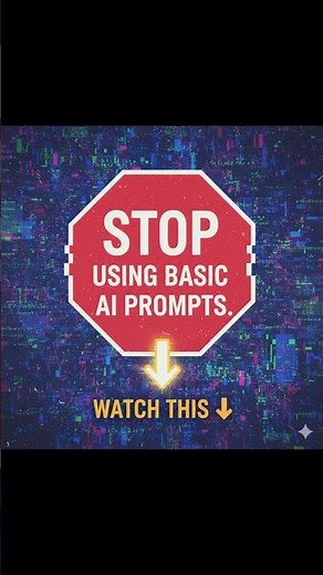 STOP Using Basic AI Prompts! This 3-Point Expert Hack is Day 1 Power!!