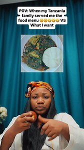 7.5M views · 214K reactions | “When my Tanzania family served me the food menu 藍藍 Omor, no matter the country—just give me my Naija food abeg! Native soup, Abacha, jollof rice, pounded yam or I riot! 藍藍‍♀️‍♀️” Voice Over by yours truly藍藍, yes na me do am藍藍藍藍藍‍♀️‍♀️‍♀️ #mercychinwo #food #funnyvideos #ministerofjoyandhappiness #ministerofjoy | Mercy Chinwo | Facebook