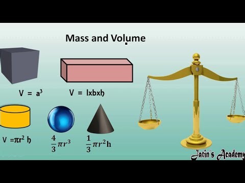 Concept of Density of regular and irregular bodies class 7th ‪@jatinacademy‬
