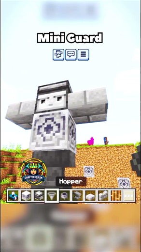 Minecraft Mini Guard #minecraft #shortvideo #gaming