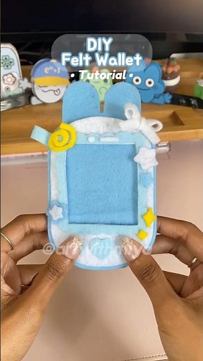 DIY Felt Phone Wallet Tutorial! 🧵✂️🧷 #feltcrafts #diyideas #miffy #cutecraft #craftideas #nosew