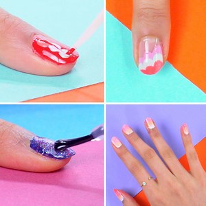 707K views · 1.3K reactions | 4 cute and easy ways to do your nails at home!  | Beauty Within | Facebook