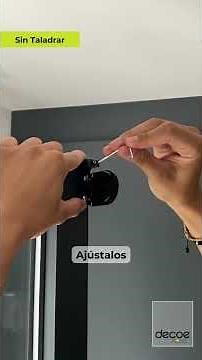 Estores enrollables Sin Taladrar - cómo instalar