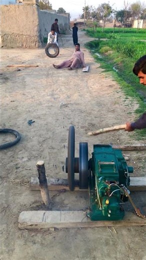 New dizel diesel engine starting 😱😱 Accident