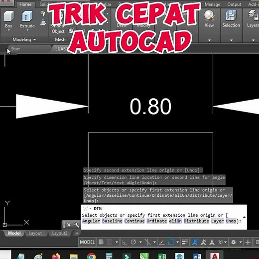 Autocad Tutorial How to change the dimensions of an object