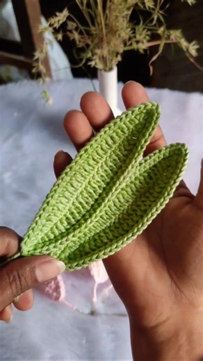 viral heart tulip flower Crochet part-2