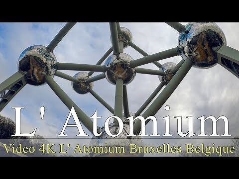 Visite de l'Atomium | Bruxelles | Belgique | 4K | walking | Virtual tours