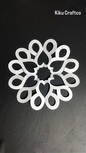 how to make beautiful Paper craft Snowflake 363 #diy #papercrafts #shorts #yt #snowflake #craft