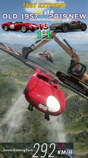 OLD Ferrari Testa Rossa 𝗩𝗦 NEW Ferrari Monza SP2 #forzahorizon5 #gaming #shorts