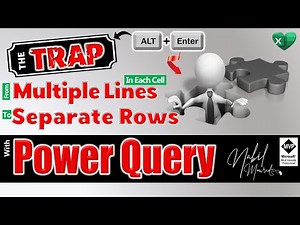 Watch the Trap: From Multiple Lines …To Separate Rows - Power Query