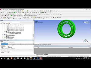 Ball Bearing Analysis in Ansys Workbench