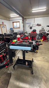 A little upgrade to the matco sidekick work table. Currently they are not needed. If you don’t load yours down this is unnecessary. But I plan to have my loaded down to additional tools sockets and parts when I’m doing some tear down Jobs and the struts help with raising and lowering the table. If you don’t move your table height the obviously for you this would be pointless as well. #matco #matcotools #sidekick #mechaniclife | Enright Automotive