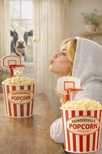 The Craziest Three Point Popcorn Shots!