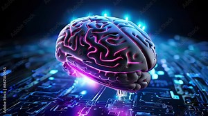 A captivating visual exploration of the human brain and its complex neural network