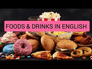 English Vocabulary : Common Food and Drinks Vocabulary | Food and Drinks in English with Pictures🍜