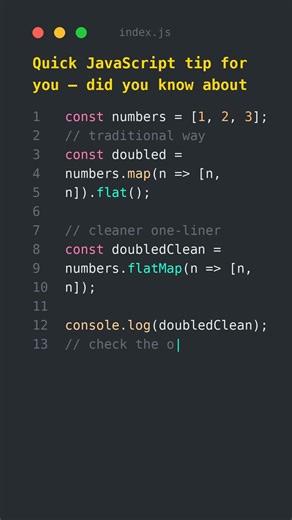 This JS method saves me hours every week ⏳ 🌟 #shorts #javascript #programming