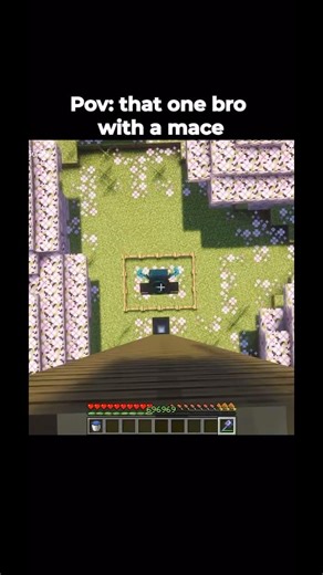 How to use a mace on warden