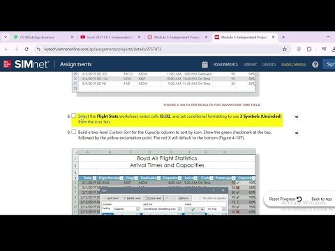 Excel 2021 In Practice Module 5 Independent Project - Ch 4-5 Alt getting and managing data Chapter 4
