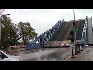 Ruby St. Drawbridge in Action (West Side) Joliet, IL 5/10/20