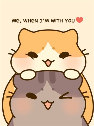 Yup, I’m your little koala 💕 #bichimao #couplegoals #cuteanimation #drawing #couplememes