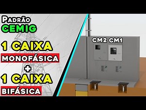 COMO MONTAR PADRÃO CEMIG MONOFÁSICO + BÍFÁSICO EM MURO OU MURETA