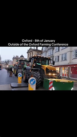 Tractor Rally Protests at Oxford Farming Conference